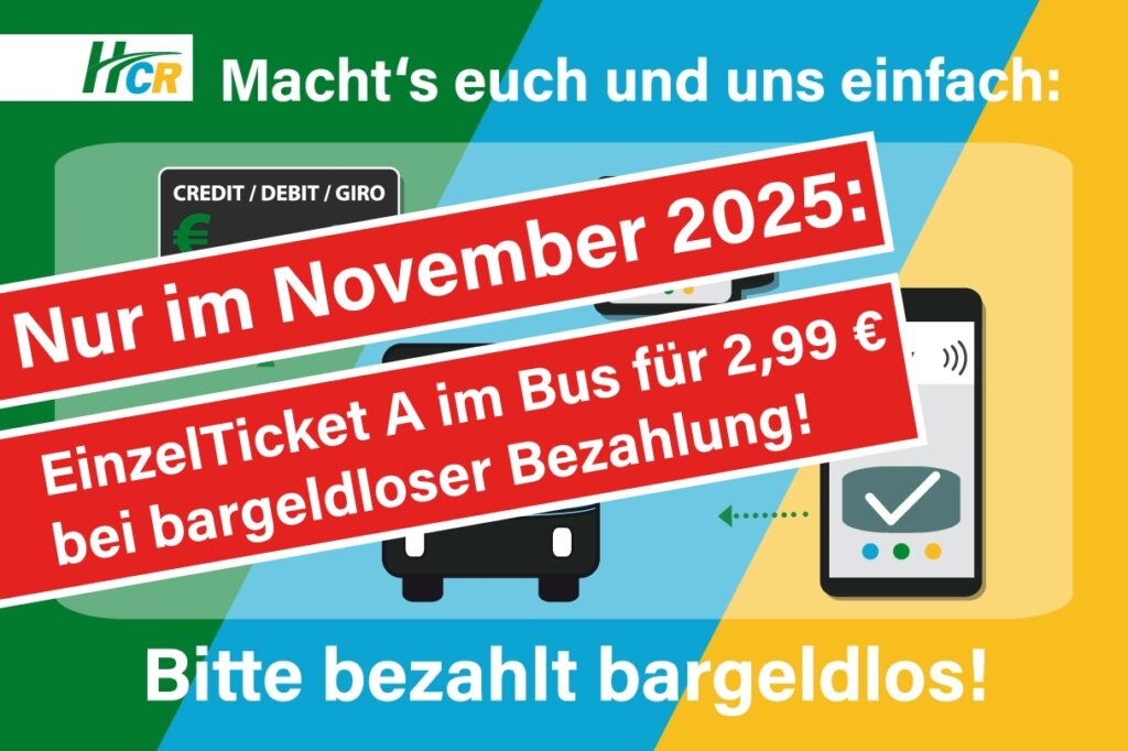 Bargeldlos-Kampagnenmotiv mit dem zusätzlichen Hinweis auf die 2,99 €-Aktion