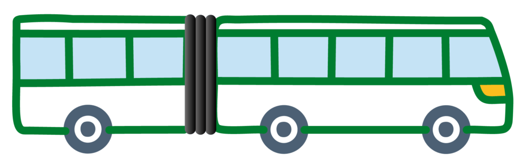 Symbol eines Gelenkbusses