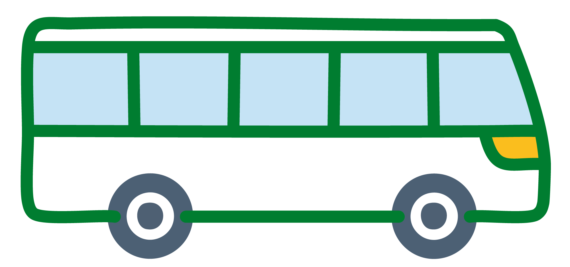 Symbol eines Solobusses